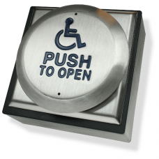 CDVI RTEPTOD-F Push To Open & Wheelchair Logo Exit Button (Flush)